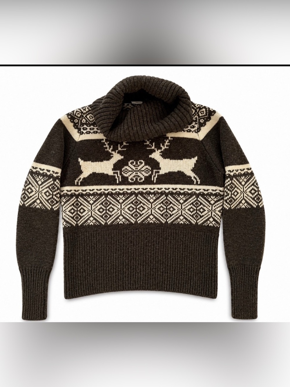 Allen B. by Allen Schwartz Fair Isle Turtleneck Sweater